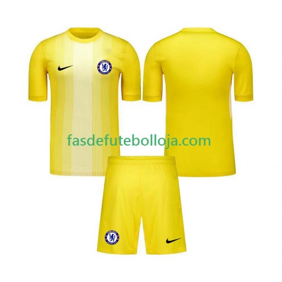 Camisola Guarda-redes 3º Equipamento Chelsea 2025-2026 Manga Curta ,Criança