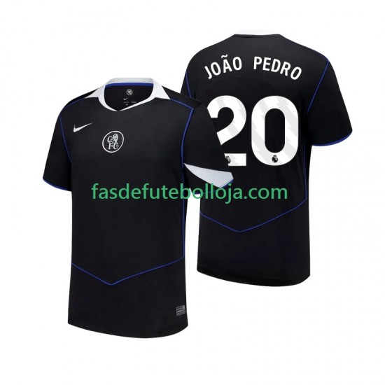 Camisola 3º Equipamento Chelsea Joao Pedro 20 2025-2026 Manga Curta ,Homem