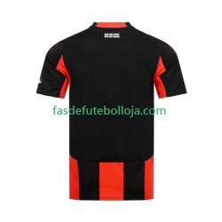 Camisola 1º Equipamento Eintracht Frankfurt 2024-2025 Manga Curta ,Homem