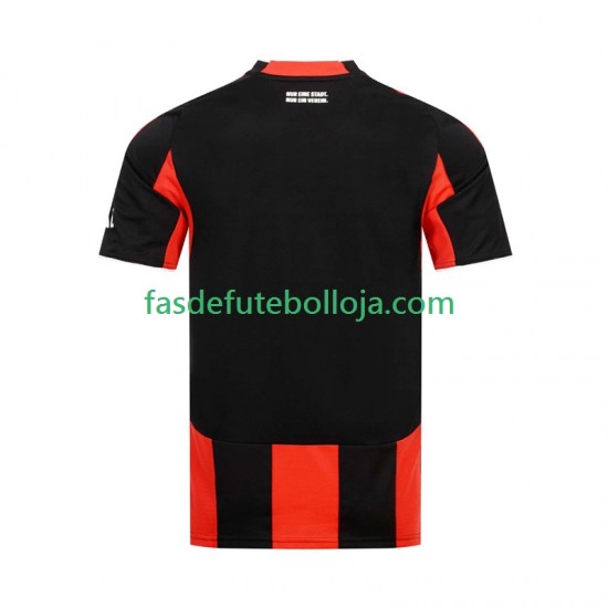 Camisola 1º Equipamento Eintracht Frankfurt 2024-2025 Manga Curta ,Homem