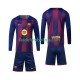 Camisola 1º Equipamento FC Barcelona 2025-2026 Manga Comprida ,Criança