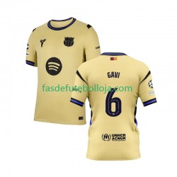 Camisola 2º Equipamento FC Barcelona Gavi 6 Champions League 2025-2026 Manga Curta ,Homem