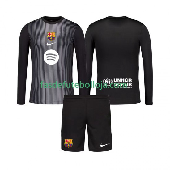 Camisola Guarda-redes 3º Equipamento FC Barcelona 2025-2026 Manga Comprida ,Criança