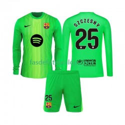 Camisola Guarda-redes 1º Equipamento FC Barcelona Szczesny 25 2025-2026 Manga Comprida ,Criança