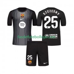 Camisola Guarda-redes 3º Equipamento FC Barcelona Szczesny 25 2025-2026 Manga Curta ,Criança
