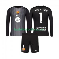 Camisola Guarda-redes 3º Equipamento FC Barcelona Ter Stegen 1 2025-2026 Manga Comprida ,Criança