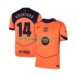 Camisola 3º Equipamento FC Barcelona Marcus Rashford 14 UCL 2025-2026 Manga Curta ,Homem