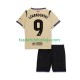 Camisola 2º Equipamento FC Barcelona Robert Lewandowski 9 UCL 2025-2026 Manga Curta ,Criança