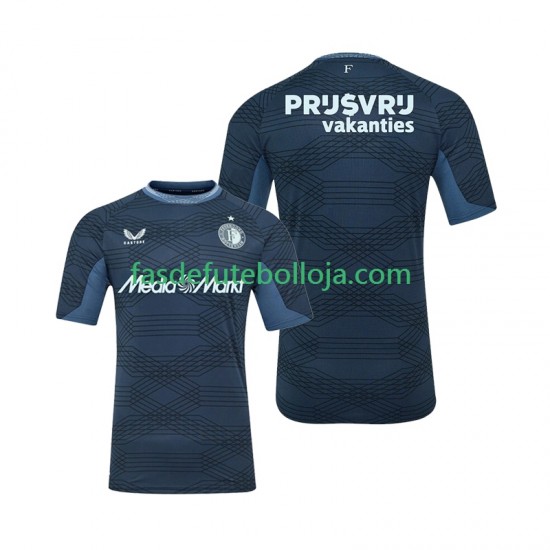 Camisola 2º Equipamento Feyenoord Rotterdam 2025-2026 Manga Curta ,Homem