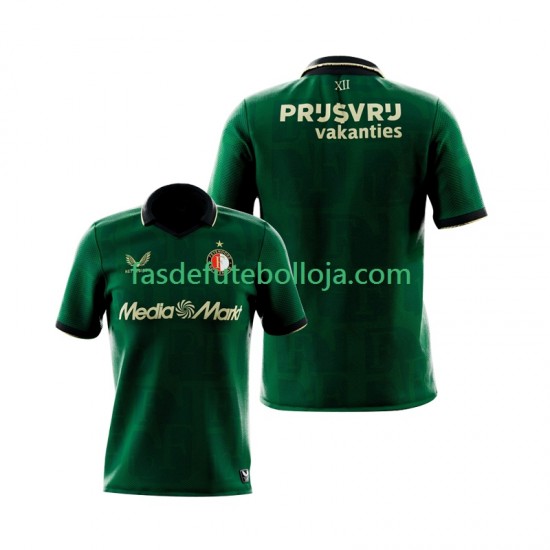 Camisola 4º Equipamento Feyenoord Rotterdam 2025-2026 Manga Curta ,Homem