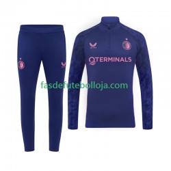 Preto Feyenoord Sweat de Treino Conjunto 2025-2026