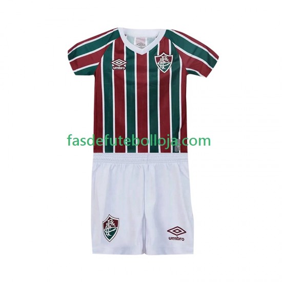Camisola 1º Equipamento Fluminense 2025-2026 Manga Curta ,Criança