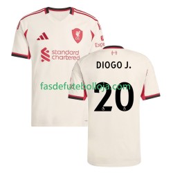 Camisola 2º Equipamento Liverpool Diogo Jota 20 2025-2026 Manga Curta ,Homem