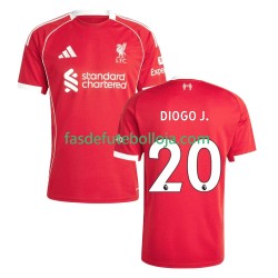 Camisola 1º Equipamento Liverpool Diogo Jota 20 2025-2026 Manga Curta ,Homem
