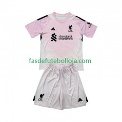 Camisola Guarda-redes 3º Equipamento Liverpool 2025-2026 Manga Curta ,Criança