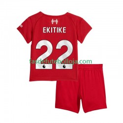 Camisola 1º Equipamento Liverpool Hugo Ekitike 22 2025-2026 Manga Curta ,Criança