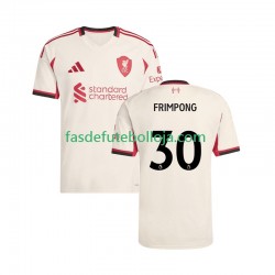 Camisola 2º Equipamento Liverpool Jeremie Frimpong 30 2025-2026 Manga Curta ,Homem