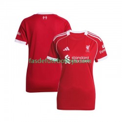 Camisola 1º Equipamento Liverpool 2025-2026 Manga Curta ,Feminina
