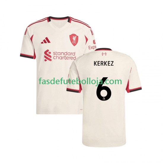 Camisola 2º Equipamento Liverpool Milos Kerkez 6 2025-2026 Manga Curta ,Homem