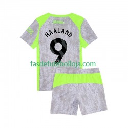 Camisola 3º Equipamento Manchester City Erling Haaland 9 2025-2026 Manga Curta ,Homem ,Criança