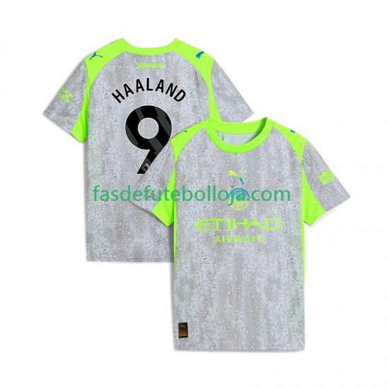 Camisola 3º Equipamento Manchester City Erling Haaland 9 2025-2026 Manga Curta ,Homem