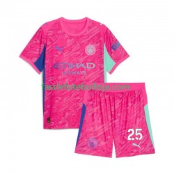Camisola Guarda-redes 2º Equipamento Manchester City Gianluigi Donnarumma 25 2025-2026 Manga Curta ,Criança