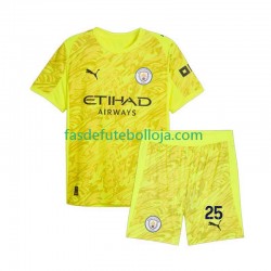 Camisola Guarda-redes 3º Equipamento Manchester City Gianluigi Donnarumma 25 2025-2026 Manga Curta ,Criança