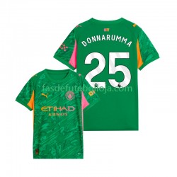 Camisola Guarda-redes 1º Equipamento Manchester City Gianluigi Donnarumma 25 2025-2026 Manga Curta ,Homem