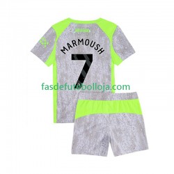Camisola 3º Equipamento Manchester City Omar Marmoush 7 2025-2026 Manga Curta ,Criança