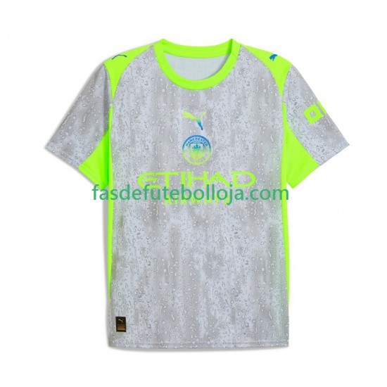 Camisola 3º Equipamento Manchester City 2025-2026 Manga Curta ,Homem