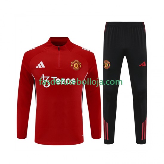 Manchester United Vermelho Sweat de Treino Conjunto 2025-2026