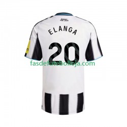 Camisola 1º Equipamento Newcastle United Elanga 20 2025-2026 Manga Curta ,Homem