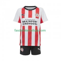 Camisola 1º Equipamento PSV Eindhoven 2025-2026 Manga Curta ,Criança