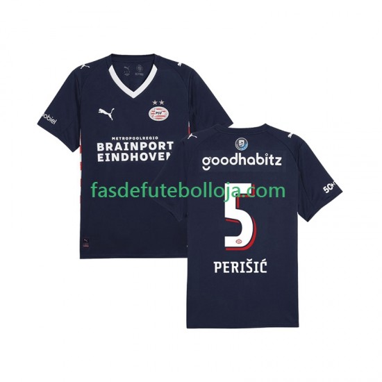 Camisola 2º Equipamento PSV Eindhoven Ivan Perisic 5 2025-2026 Manga Curta ,Homem