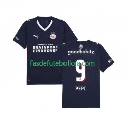 Camisola 2º Equipamento PSV Eindhoven Ricardo Pepi 9 2025-2026 Manga Curta ,Homem
