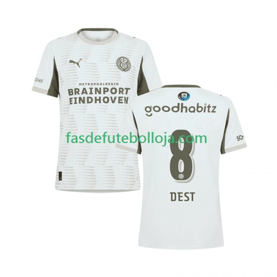 Camisola 3º Equipamento PSV Eindhoven Sergino Dest 8 2025-2026 Manga Curta ,Homem