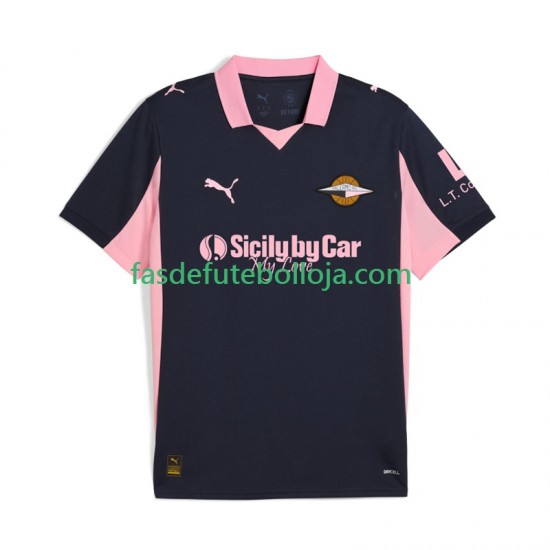 Camisola 2º Equipamento Palermo 2024-2025 Manga Curta ,Homem
