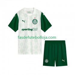 Camisola 2º Equipamento Palmeiras 2025-2026 Manga Curta ,Criança
