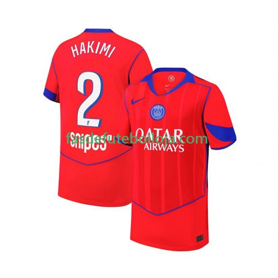 Camisola 3º Equipamento Paris Saint-Germain Achraf Hakimi 2 2025-2026 Manga Curta ,Homem