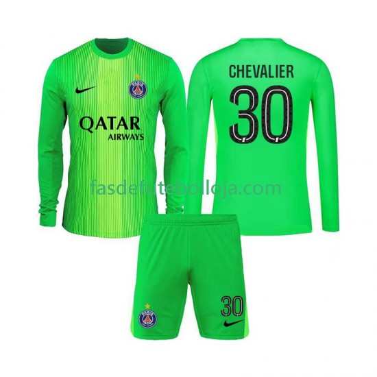 Camisola Guarda-redes 2º Equipamento Paris Saint-Germain Lucas Chevalier 30 2025-2026 Manga Comprida ,Criança