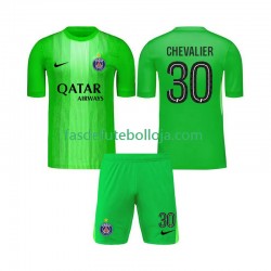 Camisola Guarda-redes 2º Equipamento Paris Saint-Germain Lucas Chevalier 30 2025-2026 Manga Curta ,Criança