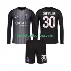 Camisola Guarda-redes 1º Equipamento Paris Saint-Germain Lucas Chevalier 30 2025-2026 Manga Comprida ,Criança
