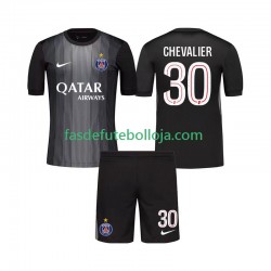 Camisola Guarda-redes 1º Equipamento Paris Saint-Germain Lucas Chevalier 30 2025-2026 Manga Curta ,Criança