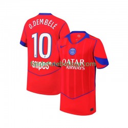 Camisola 3º Equipamento Paris Saint-Germain Ousmane Dembele 10 2025-2026 Manga Curta ,Homem