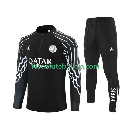 Paris Saint-Germain Preto Sweat de Treino Conjunto 2025-2026