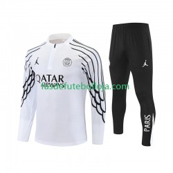 Paris Saint-Germain Branco Sweat de Treino Conjunto 2025-2026