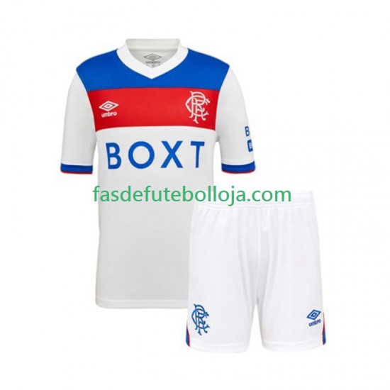 Camisola 2º Equipamento Rangers 2025-2026 Manga Curta ,Criança