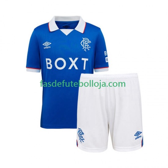 Camisola 1º Equipamento Rangers 2025-2026 Manga Curta ,Criança