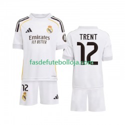 Camisola 1º Equipamento Real Madrid Trent Alexander-Arnold 12 2025-2026 Manga Curta ,Criança