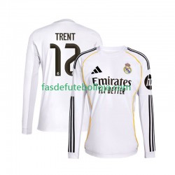 Camisola 1º Equipamento Real Madrid Trent Alexander-Arnold 12 2025-2026 Manga Comprida ,Homem